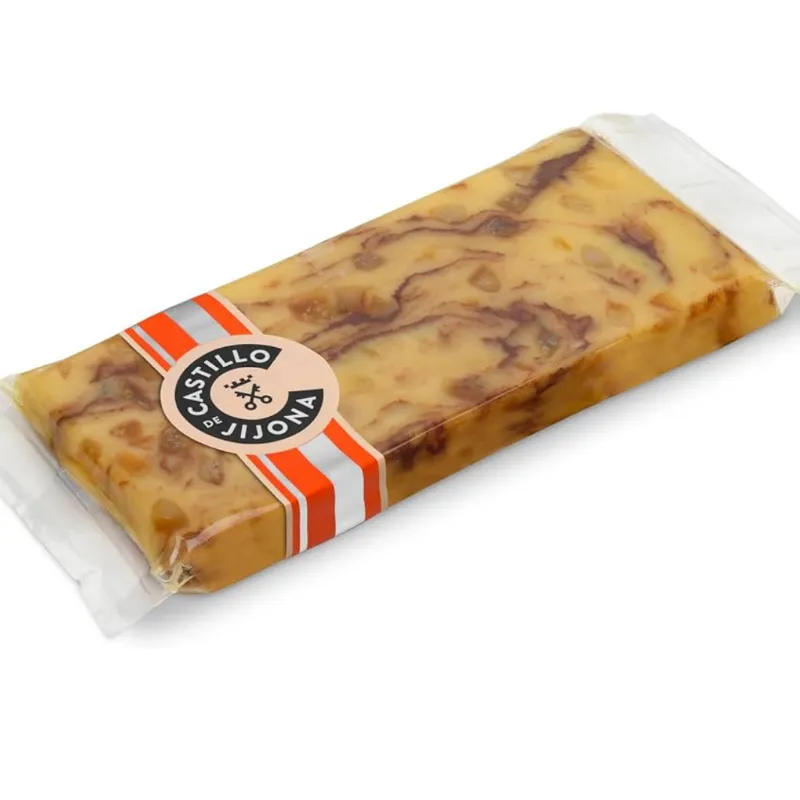 Turrón Artesanal de Yema a la Naranja con Chocolate 