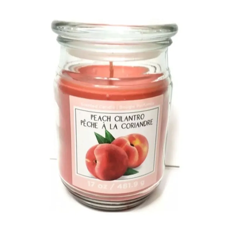 Vela Perfumada Peach Cilantro 