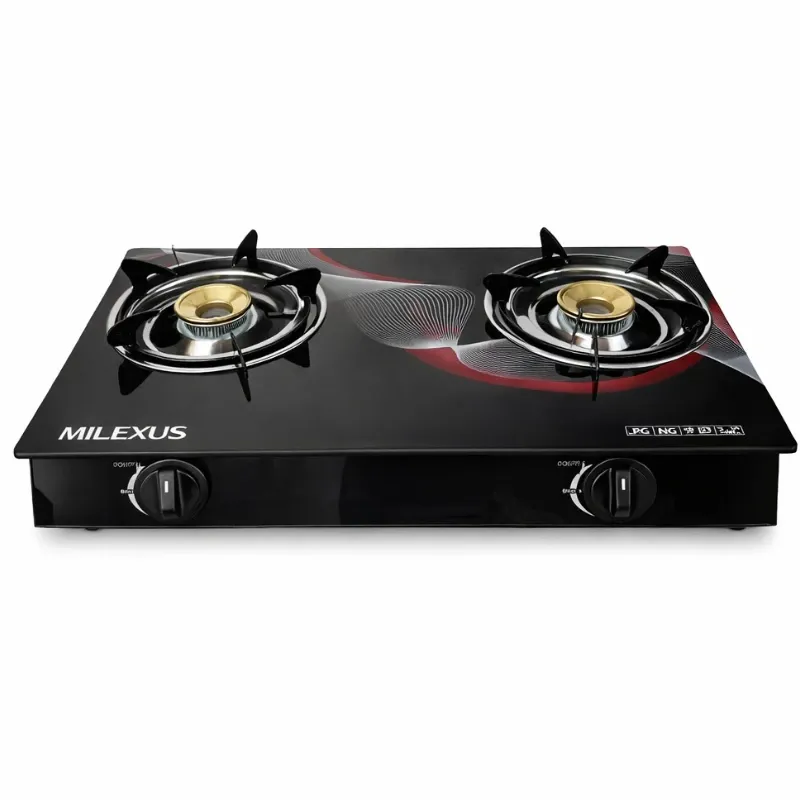 Cocina Milexus de Gas de 2 Hornillas para meseta