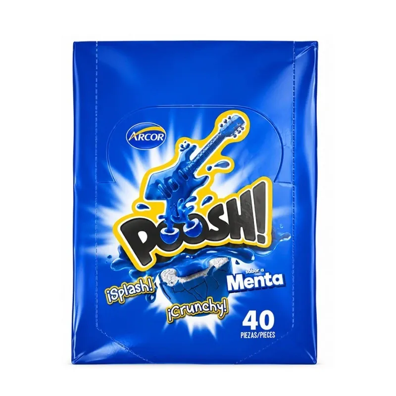 Caja de Chicle Poosh Menta