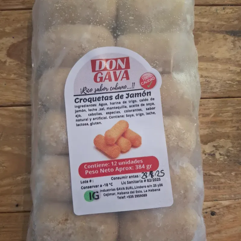 Croquetas Jamón Gava 12unidades