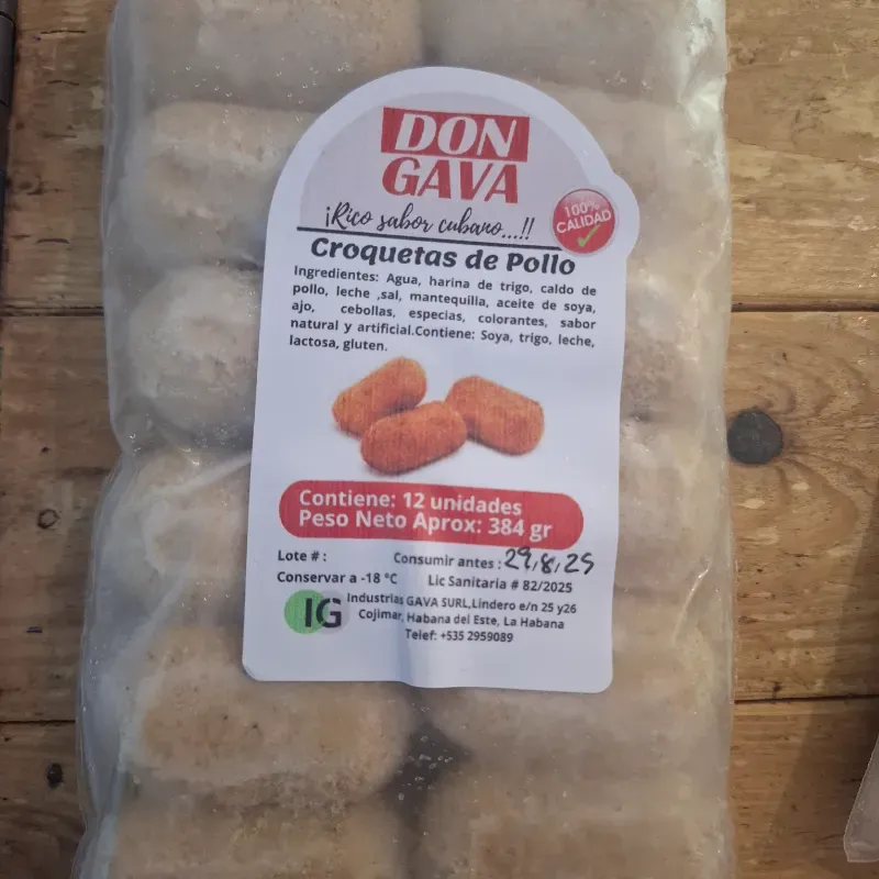 Croquetas Pollo Gava 12u