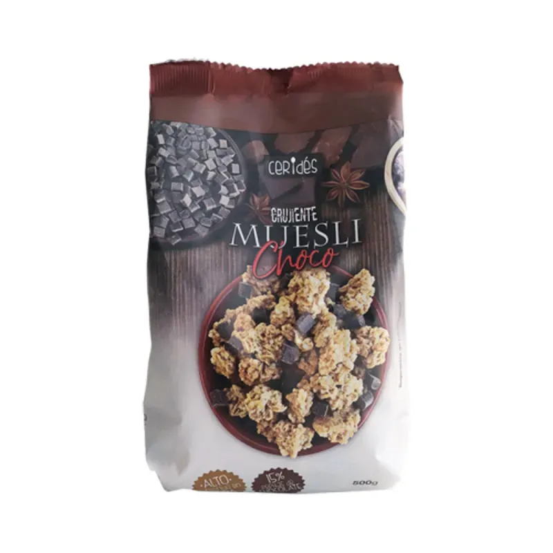 Crujiente Muesli con Chocolate