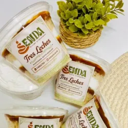 Dulce tres leches de dulce leche