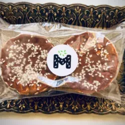 Galletas de arroz cubierta Chocolate y Ajonjolí