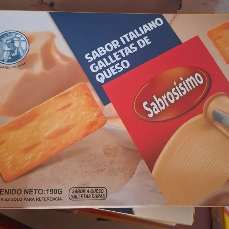 Galletas sabor a queso Italiano