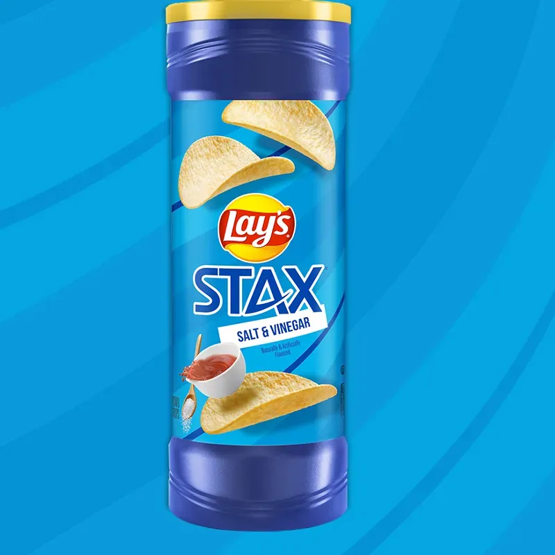 Lays Stax Vinagre y Sal