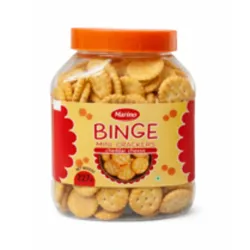 Mini galletas sabor queso Binge