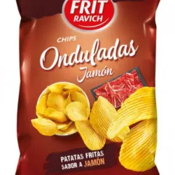 Papas Chips Onduladas Jamón 