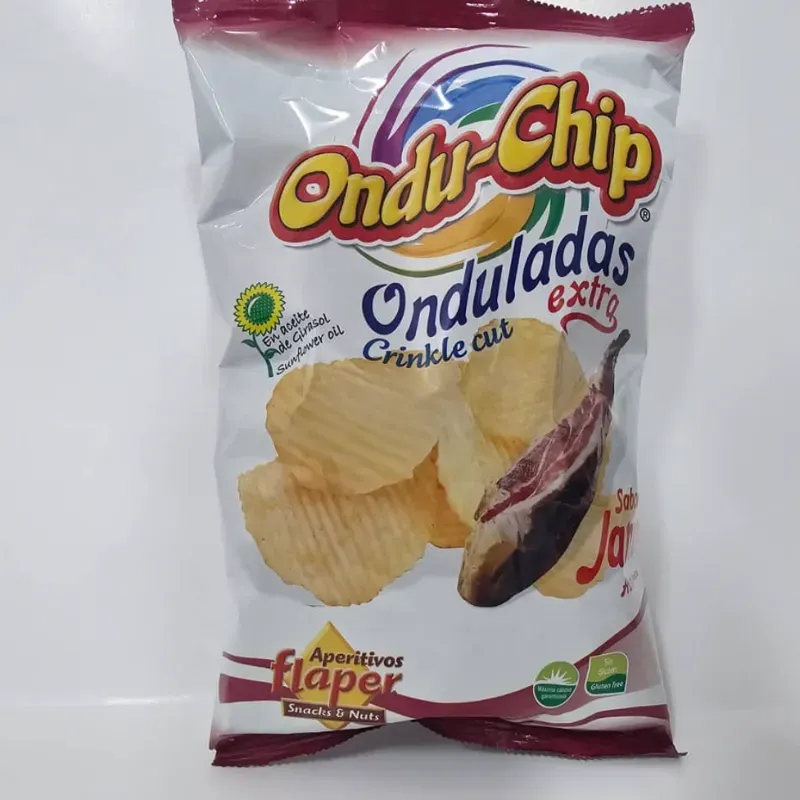 Papas Onduladas Jamón 