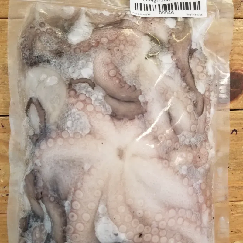 Pulpo limpio