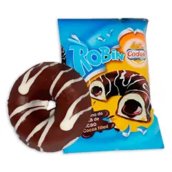 Rosquita cubierta de chocolate Robin