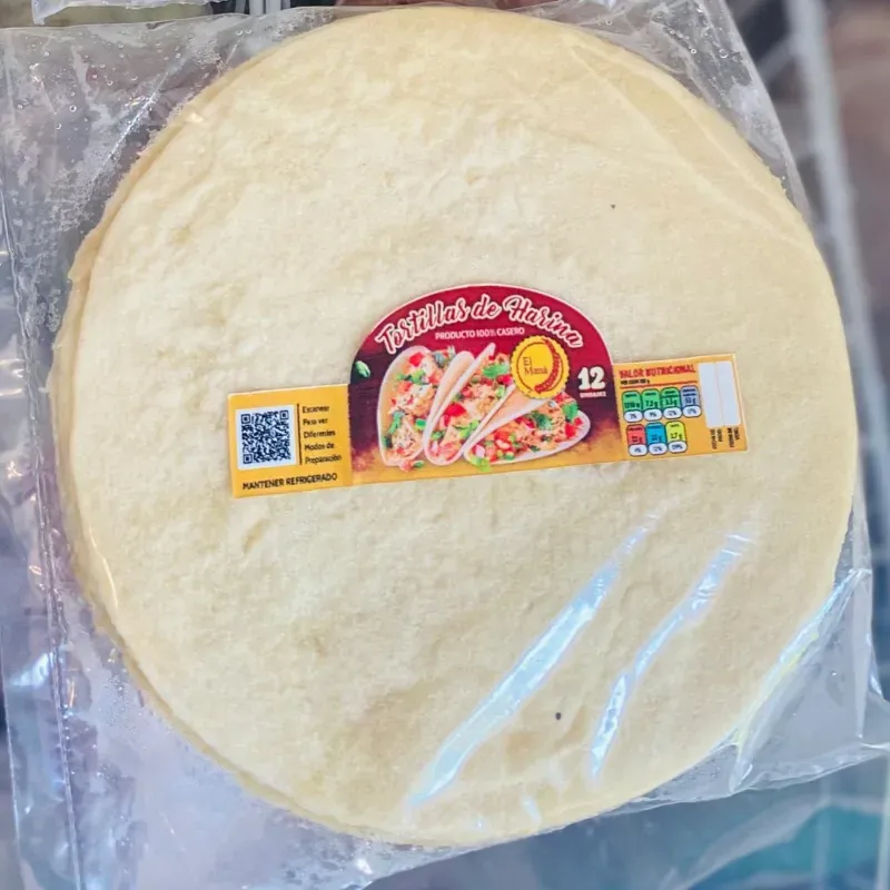 Tortillas para tacos 8u