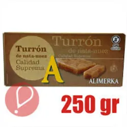 Turrón Nata Nuez