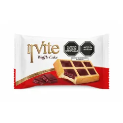 Waffle Invite cubierto chocolate y relleno de chocolate I