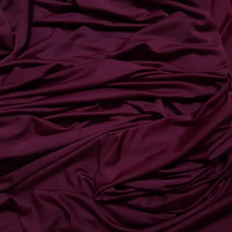 licra lisa rojo vino