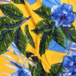 rayón amarillo hibiscus