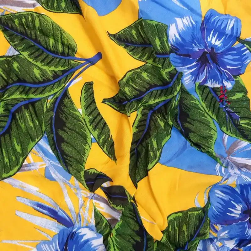 rayón amarillo hibiscus