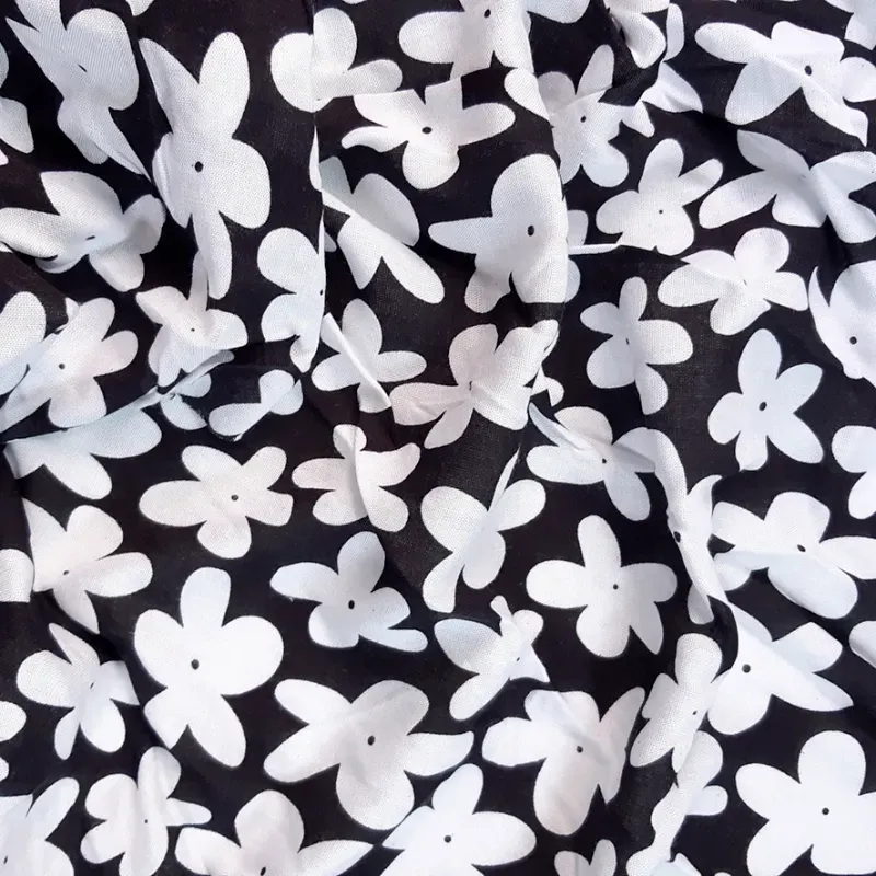 rayón negro/blanco