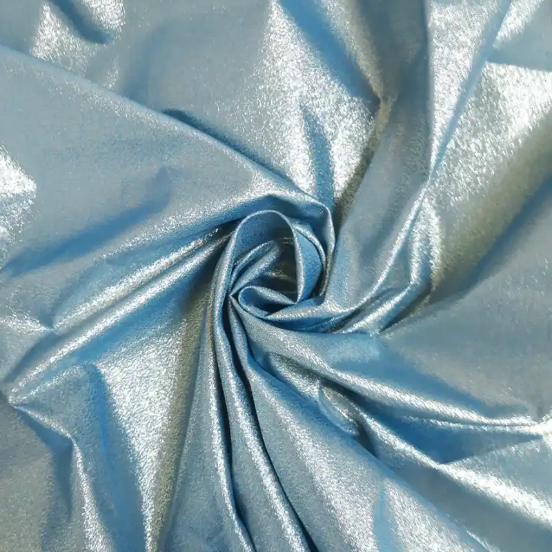 tafeta azul celeste brillo