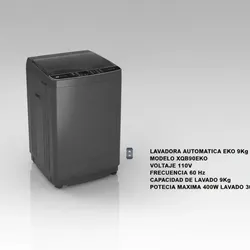 Lavadora Automática EKO (9Kg)