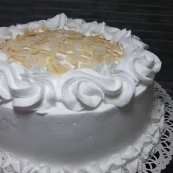 CAKE DE NATA DE 22CM RELLENO FRAMBUESA 