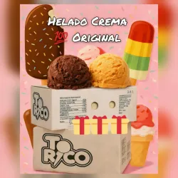 Cajas de 3.6L de Helado