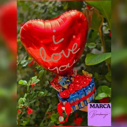 Detalle personalizado con rosas eternas 🌹..