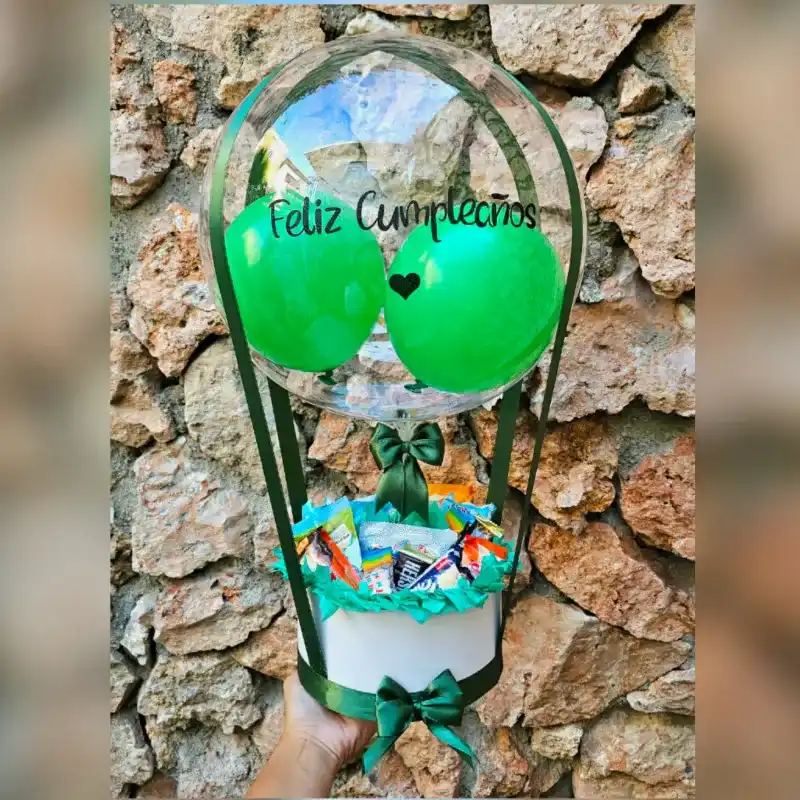 Globo burbuja con muchas chuches 馃ぉ馃崼