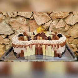 Cake bombón de 2 panetelas...