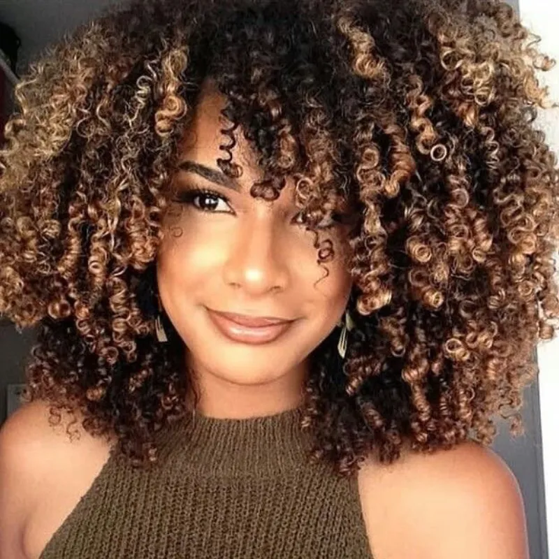 Diseños de color cabello afro 