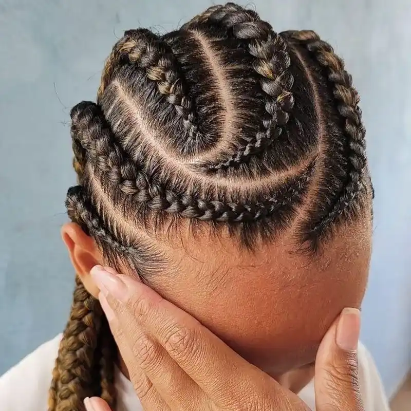 Trenzas africanas (moño)