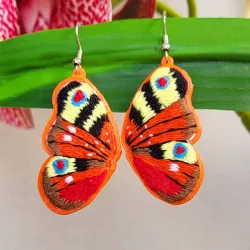 Aretes alas mariposa modelo 2