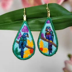 Aretes forma lágrima personalizados