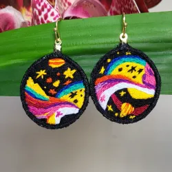 Aretes forma redonda