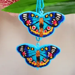 Colgantes estilo mariposa