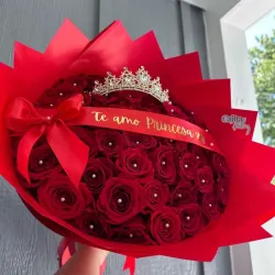 💐🌹Ramo buchon de rosas naturales 🌹