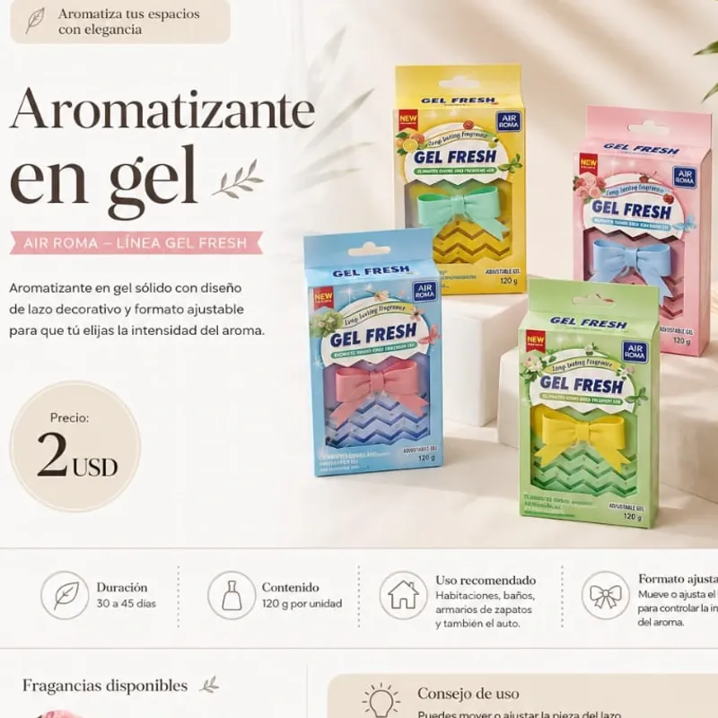 ‼️Aromatizante en gel‼️