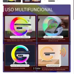 ‼️Bocina, luz de noche, cargador de teléfono,  alarma‼️