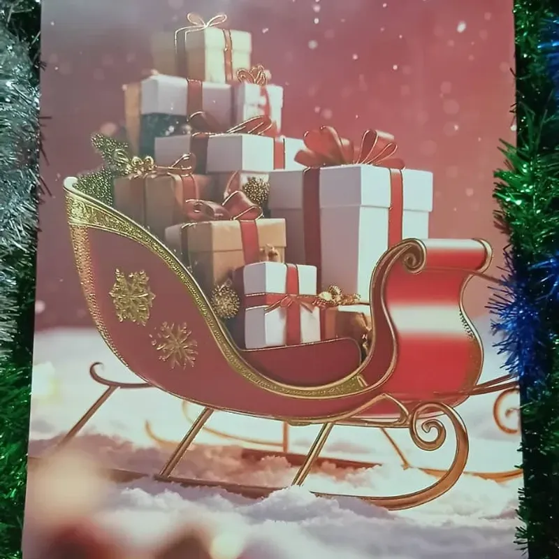 ‼️Bolsa de regalo de navidad‼️ Trineo con regalos