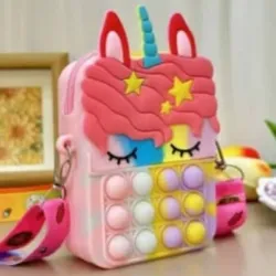 ‼️Carterita de unicornio pop-it‼️