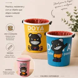 ‼️Cesto plástico con dibujo animado‼️