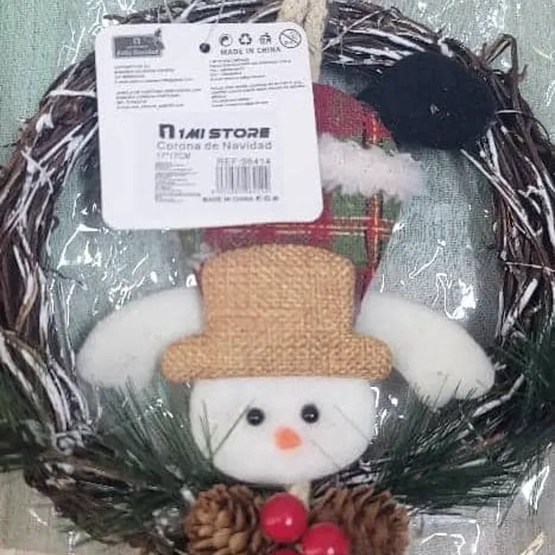 ‼️Corona de navidad‼️ Muñeco de nieve ☃️