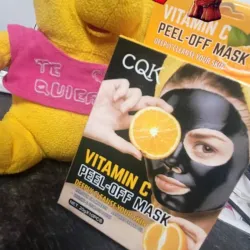 Crema peel off con vitamina c🍊