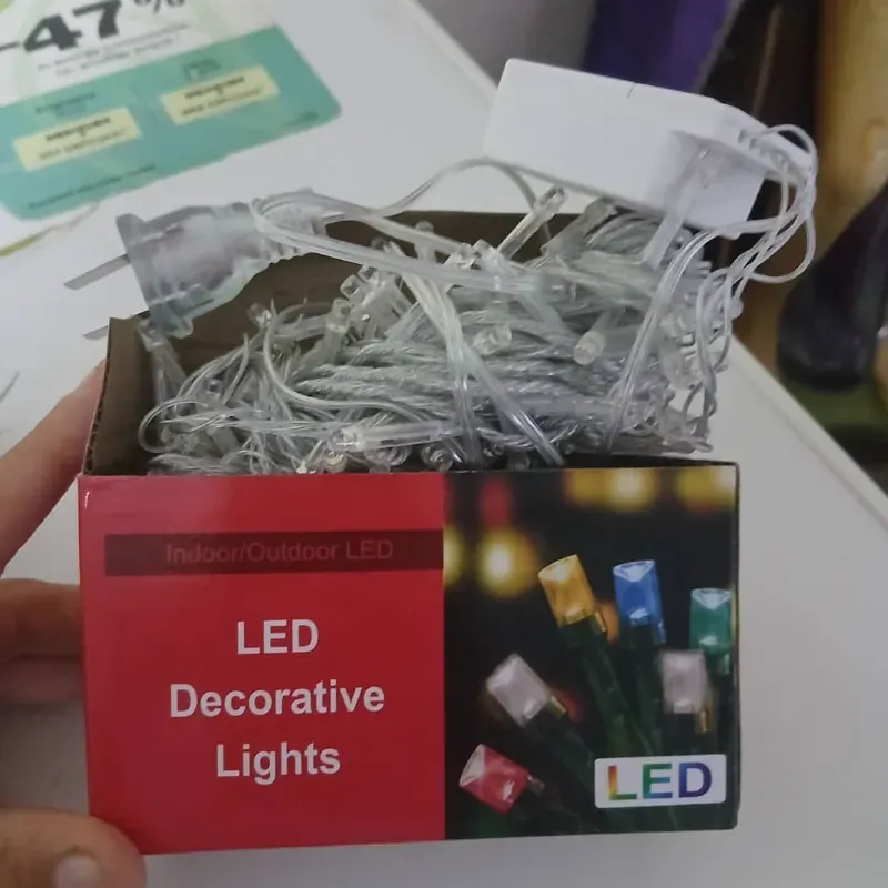 ‼️GUIRNALDA DE LUCES BLANCAS DE 10 METROS ‼️