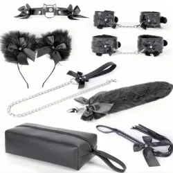 ‼️Kit BDSM Negro con Lazos‼️S(5)