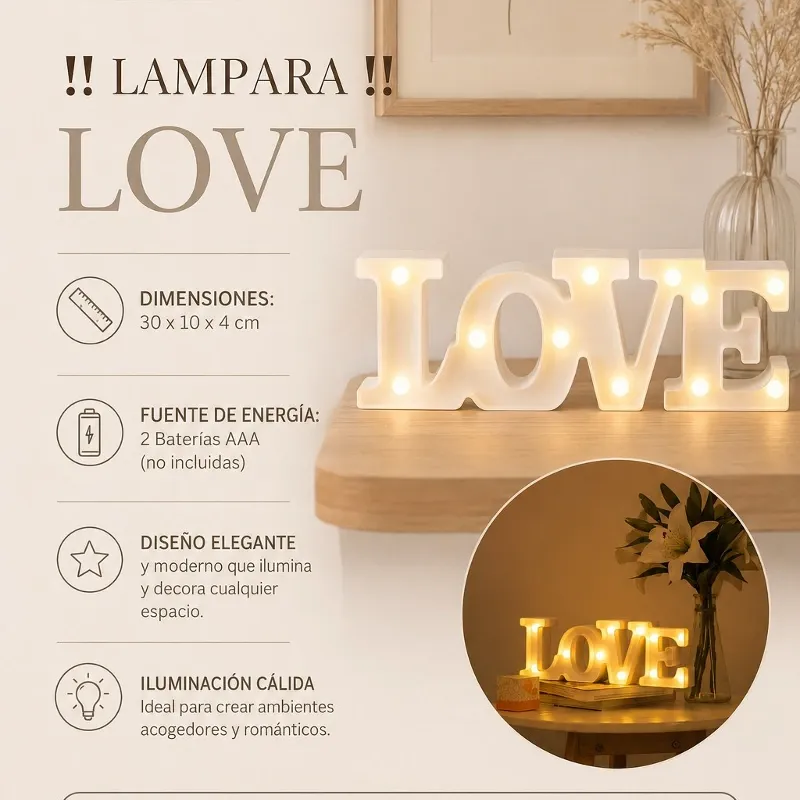 ‼️Lampara love ‼️