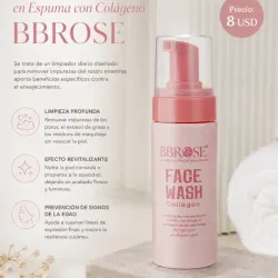 ‼️Limpiador Facial en Espuma con Colágeno BBROSE.‼️