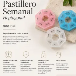 ‼️Pastillero hexagonal‼️