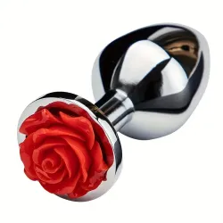 ‼️🌹 Plug Anal Sensual con Diseño de Rosa‼️(2)